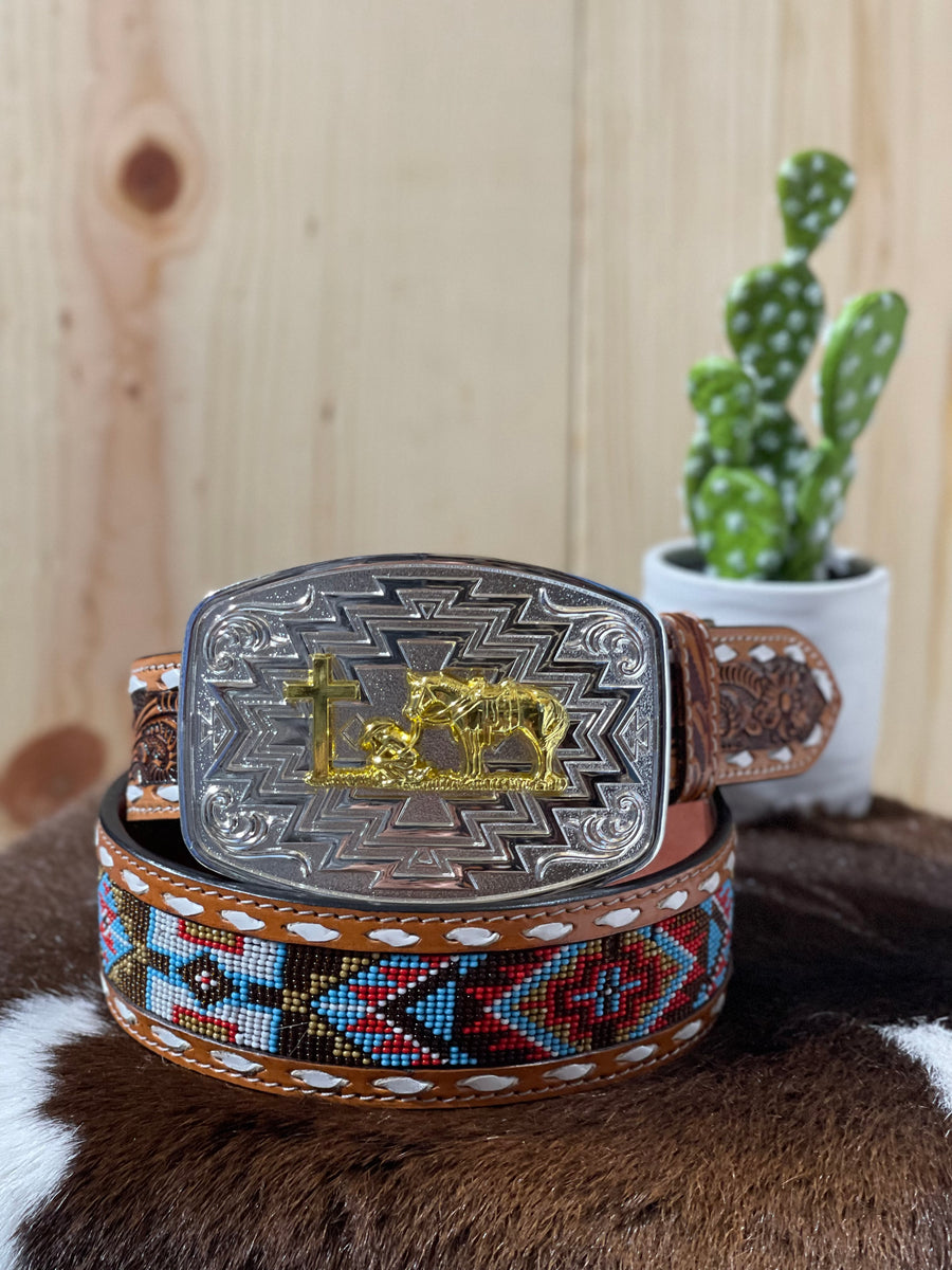 Rope Praying Cowboy Buckle – Roman Valley Ranch