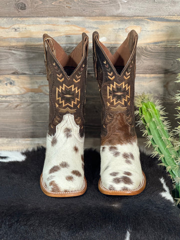 Exotic Leather Boot “Yeehaw” Cowhide Size 8.5