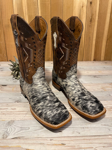 Exotic Leather Boot “ Bronco ” Cowhide Size 11.5