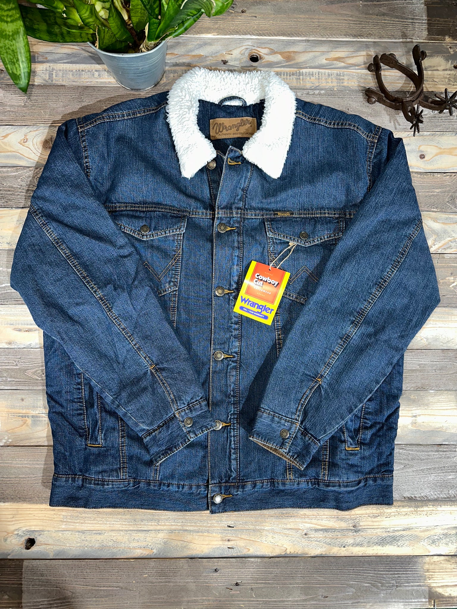 Wrangler Sherpa Denim Jacket