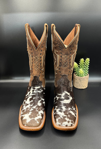 Exotic Cowhide Boot “ Brown Tip ” Sz 7.5