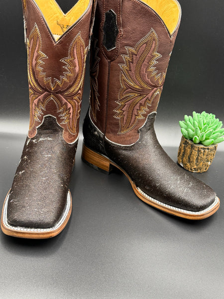 Exotic Leather Boot “ Ezra ” Cowhide