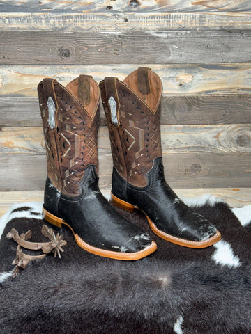 Exotic Leather Boot “ Shot Gun #3” Cowhide Size 9