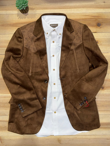 Suede with Crocodile Texture chocolate