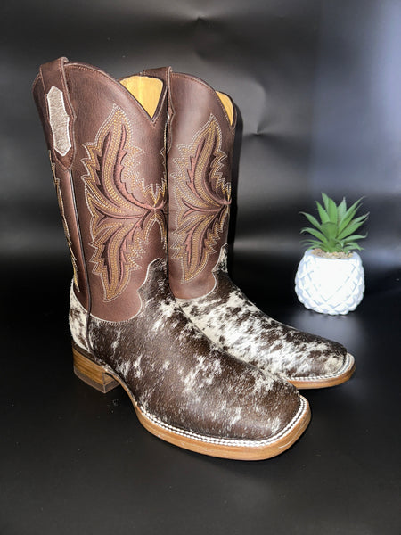 Exotic Leather Boot “ Choco ” Cowhide