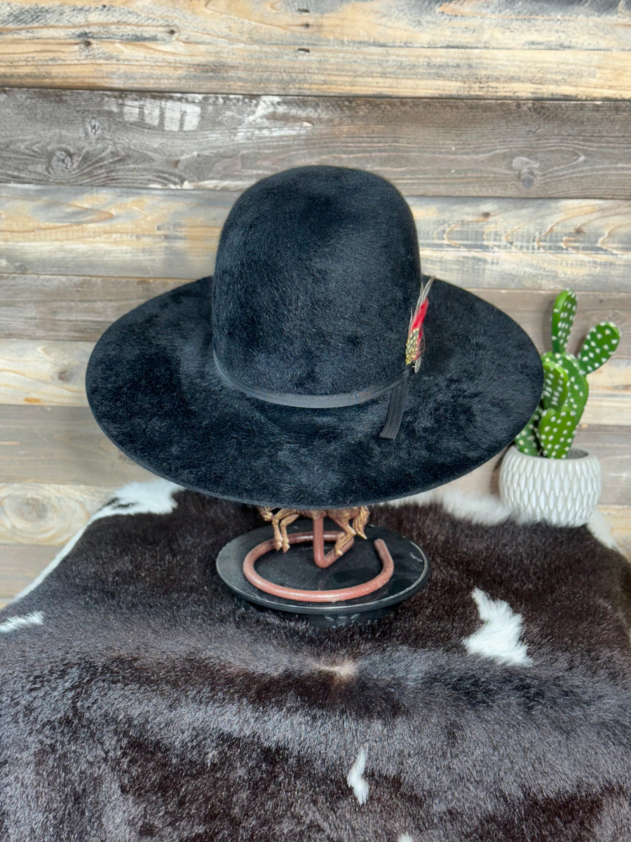 Resistol Grizzly Black 8X Felt Hat – Roman Valley Ranch