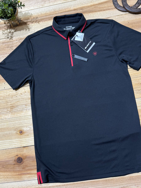 Welded Tek Ariat Black Polo