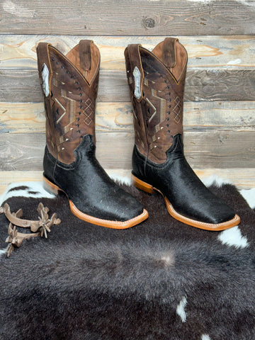 Exotic Leather Boot “Thunder #2” Cowhide Size 8.5