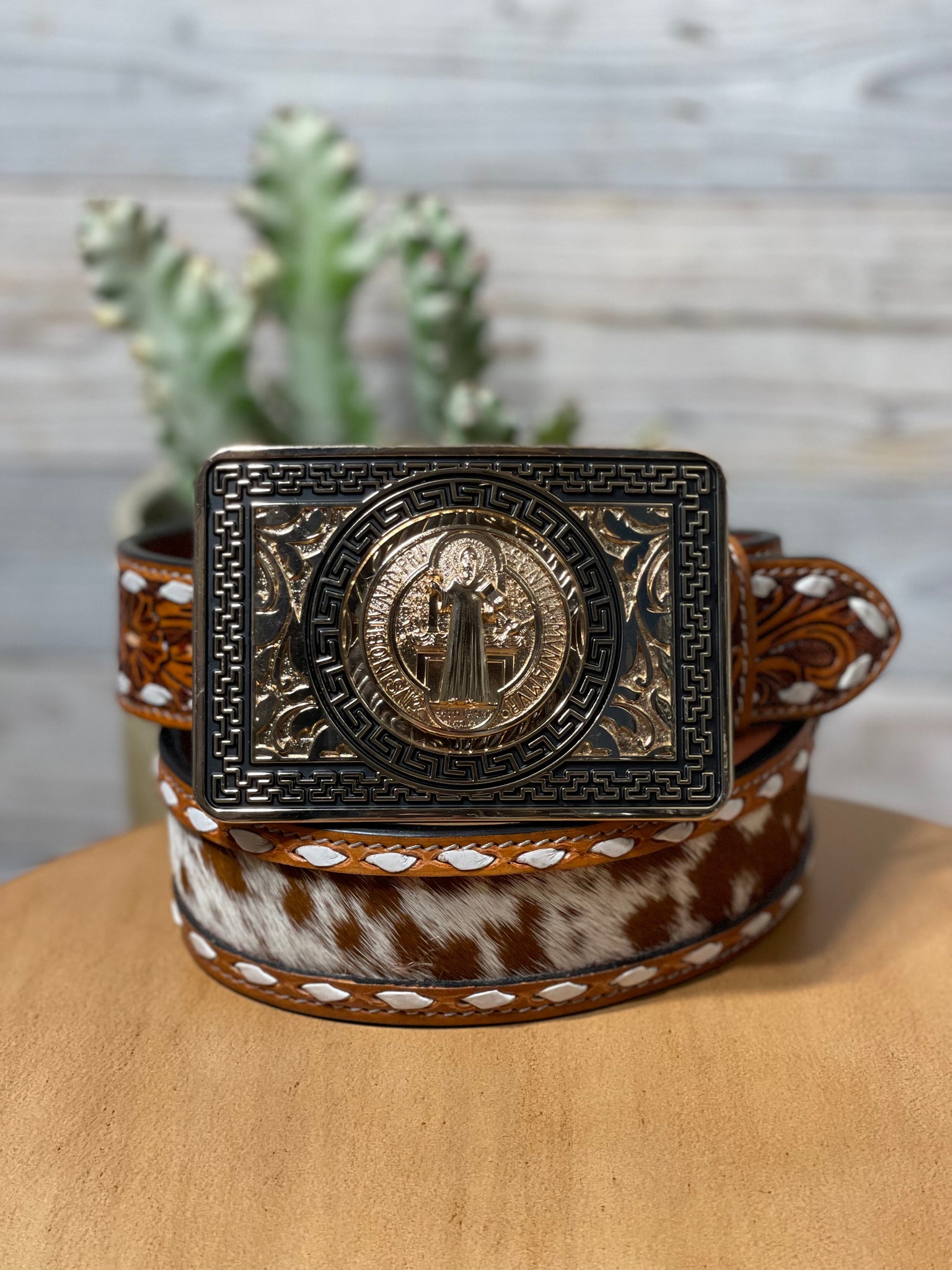 St. Benedict Rose Gold Buckle