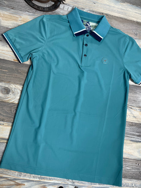 Tails Teal Polo