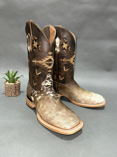 Exotic Cowhide Leather Boot “Bronze” Size 8