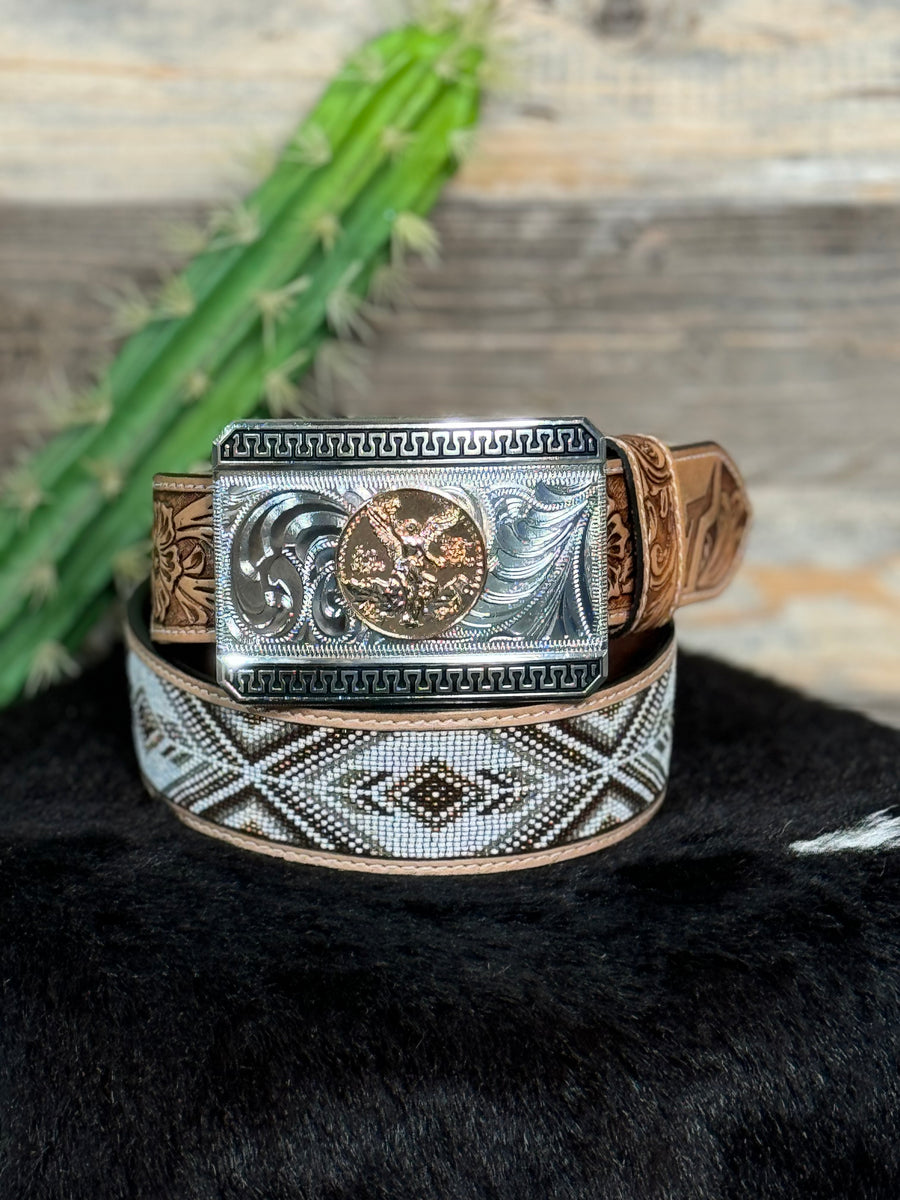 Bronze Centenario Buckle – Roman Valley Ranch
