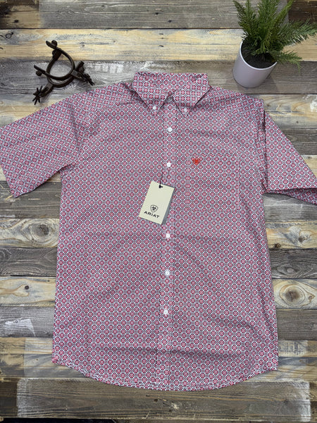 Ariat Welch Red Short Sleeves