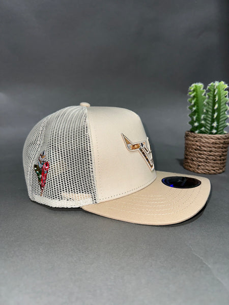 Off-white Cream Roman Valley Cap