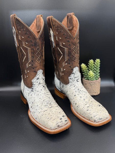 Exotic Cowhide Boot “ Frost ” Size 8