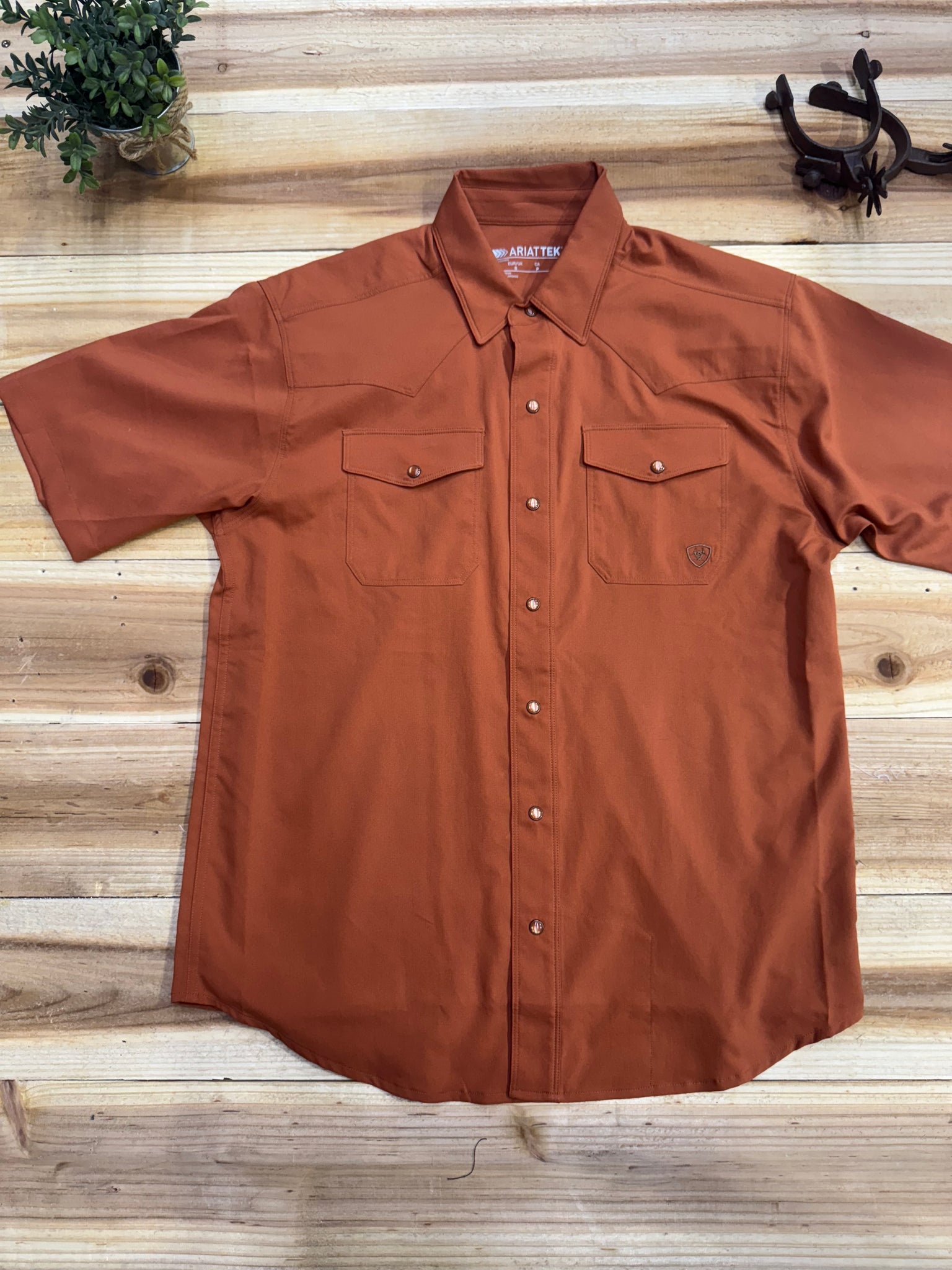 Ariat Venttek Baked Clay Short Sleeves