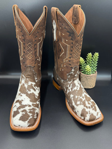 Exotic Cowhide Boot “ Chocolate ” Size 8