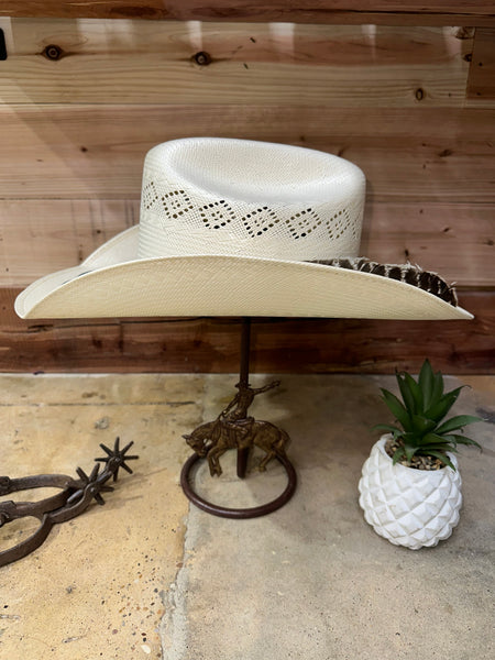 Roman Valley Top Diamond Straw Hat