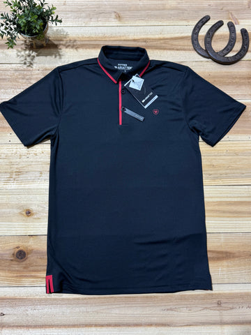 Welded Tek Ariat Black Polo