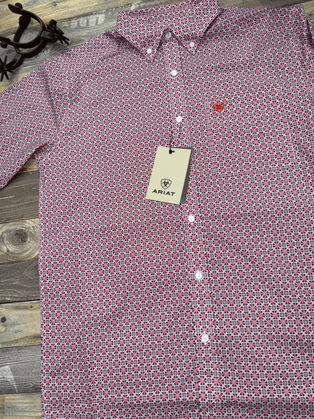 Ariat Welch Red Short Sleeves