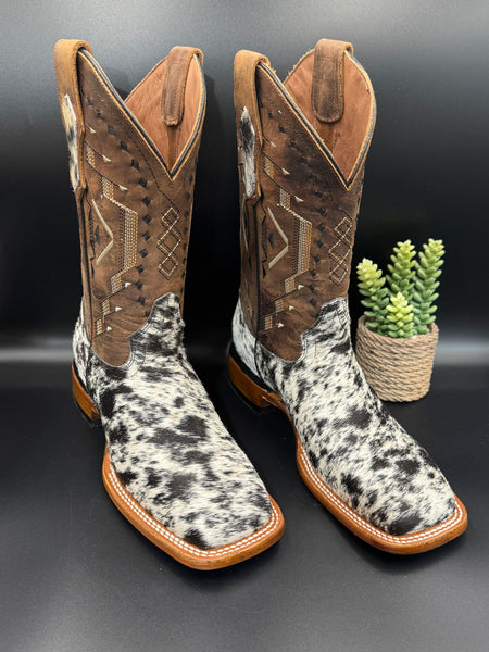 Exotic Cowhide Boot“ Midnight ” Sz 7