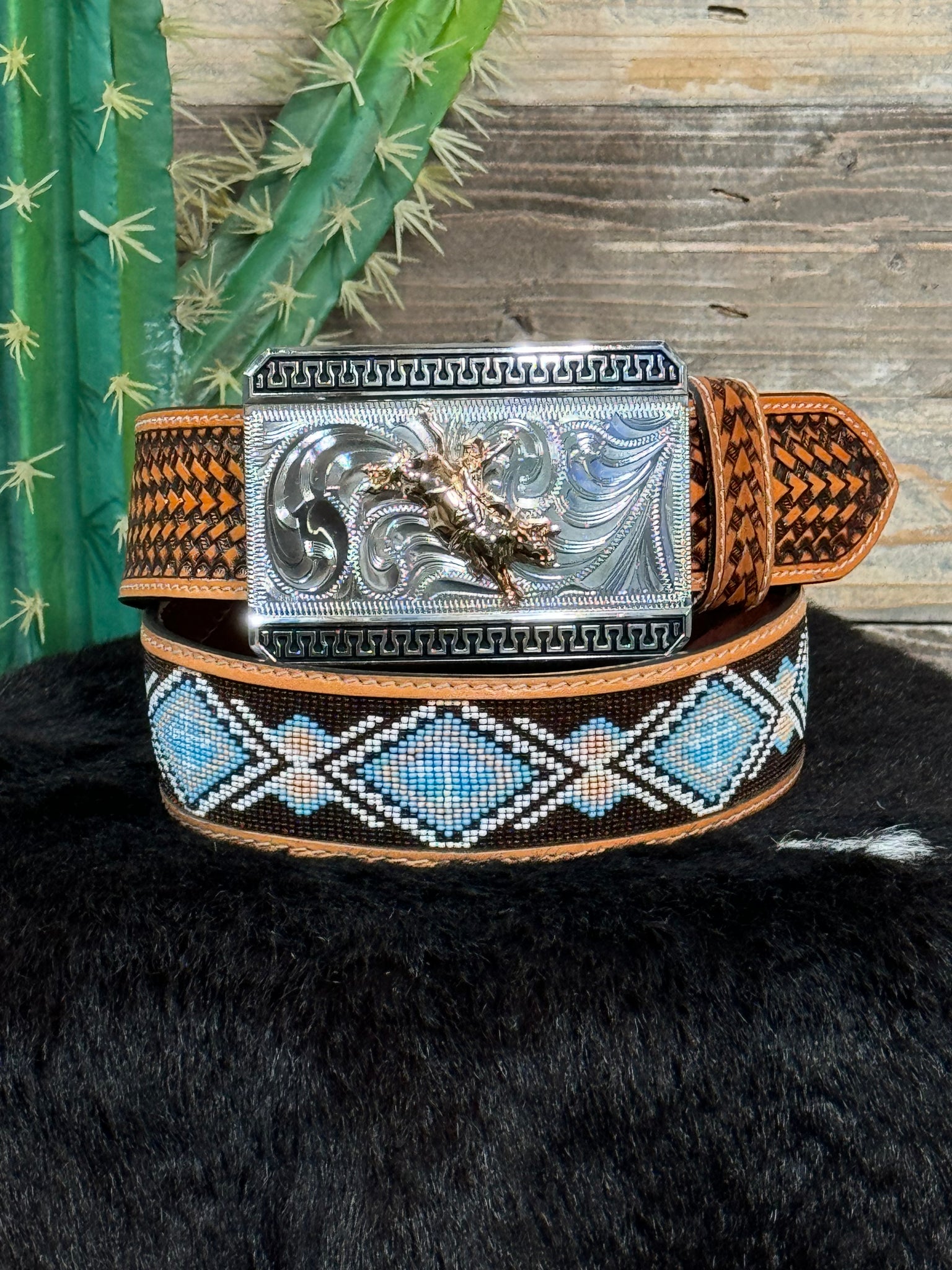 Bull Rider Bronze Buckle