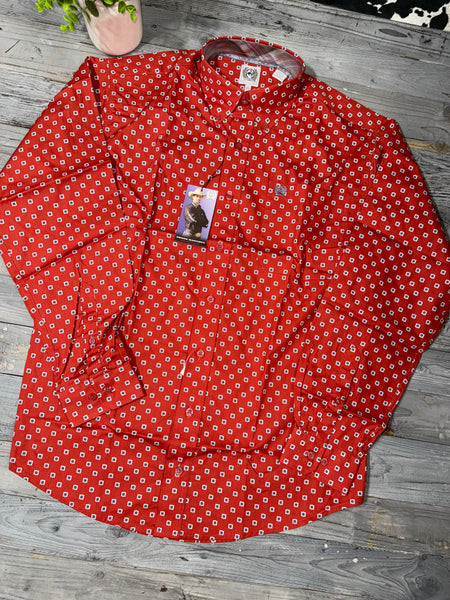 Cinch Legend Red Long Sleeves