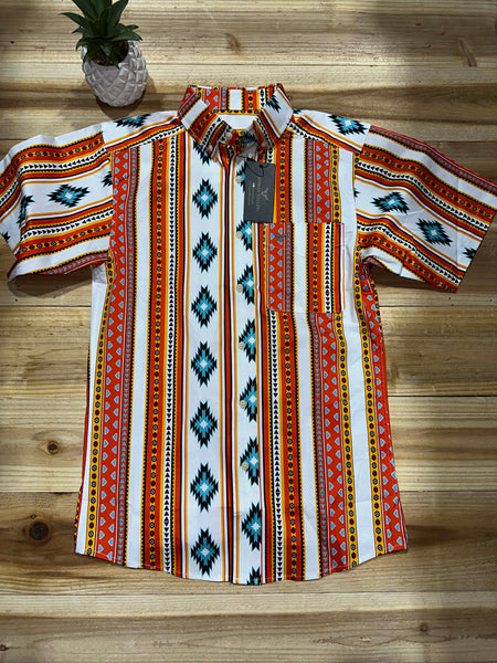 Roman Valley tribal red Short Sleeve