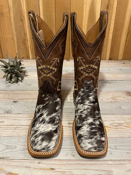 Exotic Leather Boot “ Brown Snow ” Size 8.5
