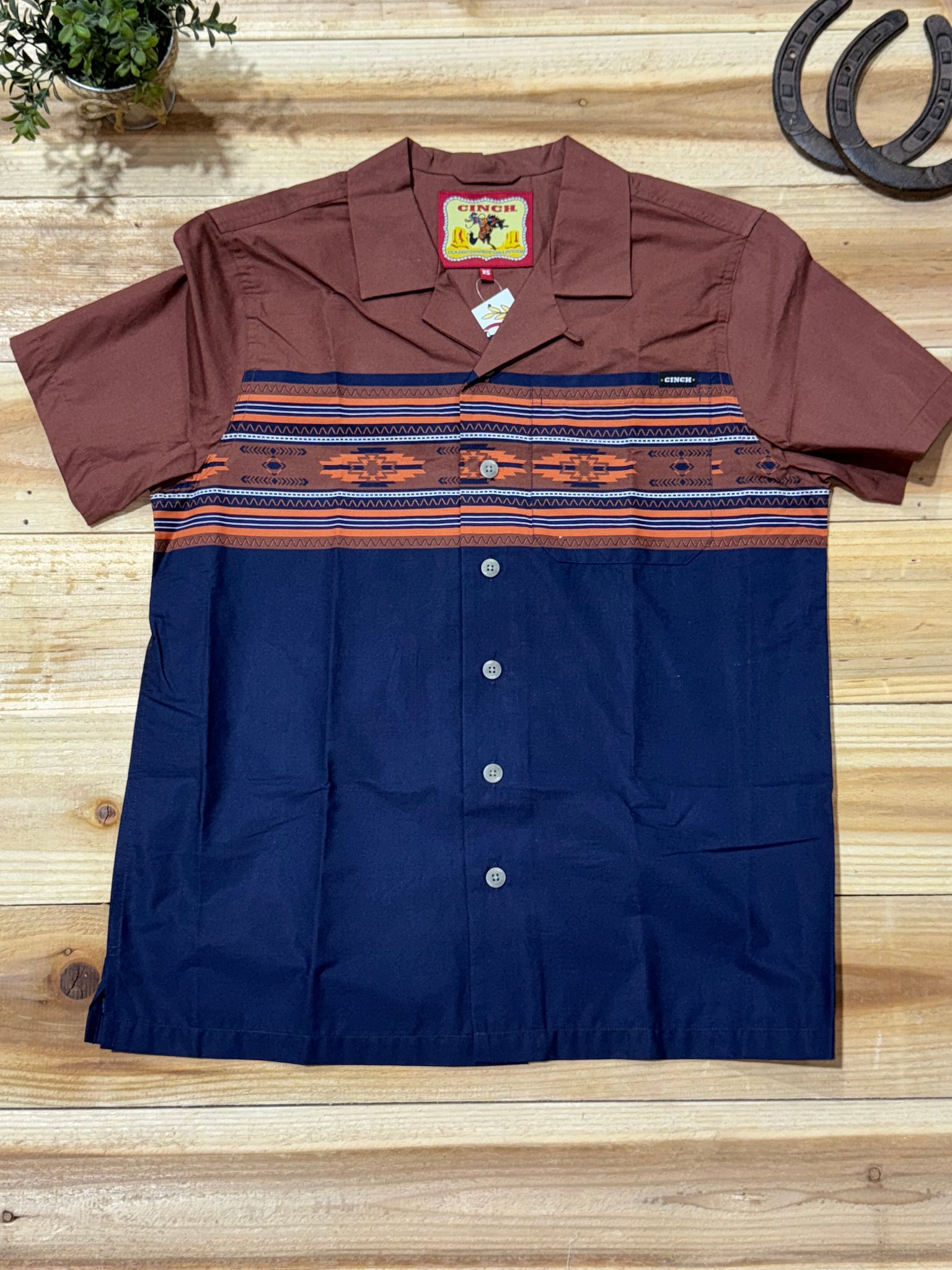 Cinch Aztec Retro Short Sleeves