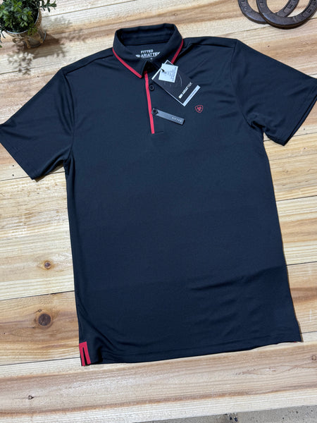 Welded Tek Ariat Black Polo