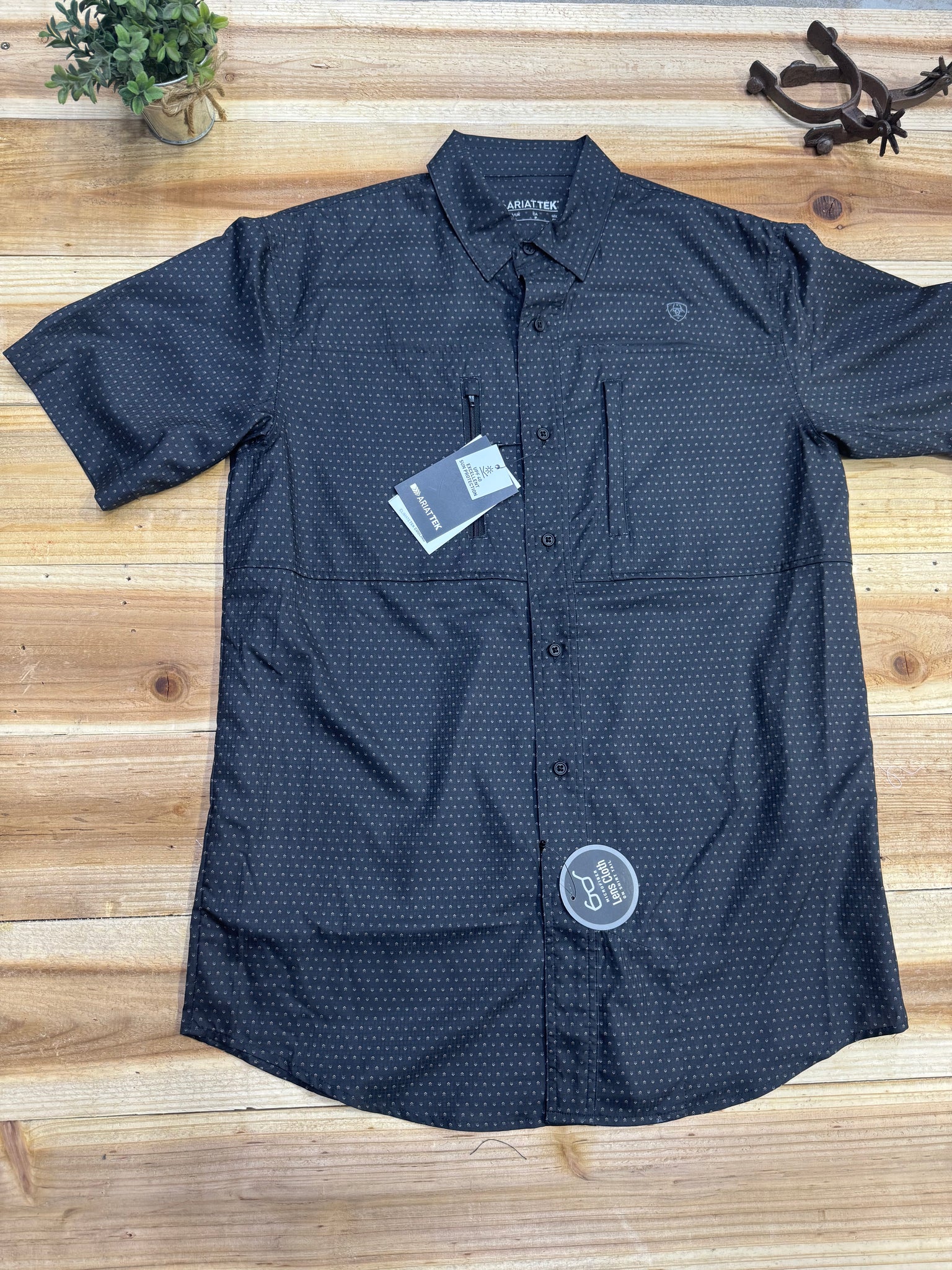 Ariat Venttek Black Short Sleeves