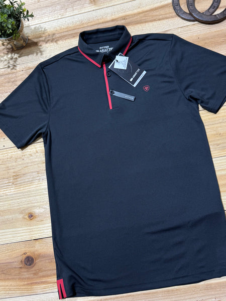 Welded Tek Ariat Black Polo