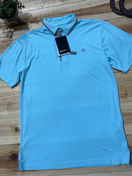 Welded Tek Ariat Blue Polo