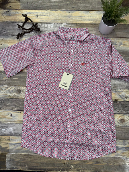 Ariat Welch Red Short Sleeves