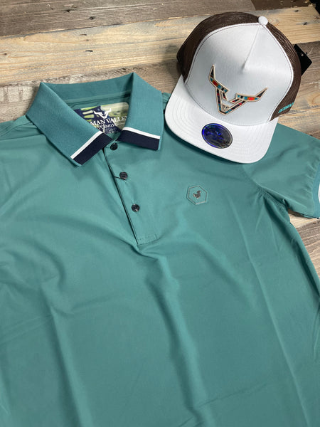 Tails Teal Polo