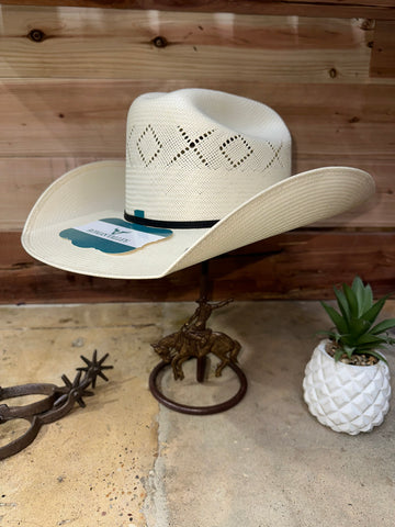 Roman Valley Diamond X Straw Hat