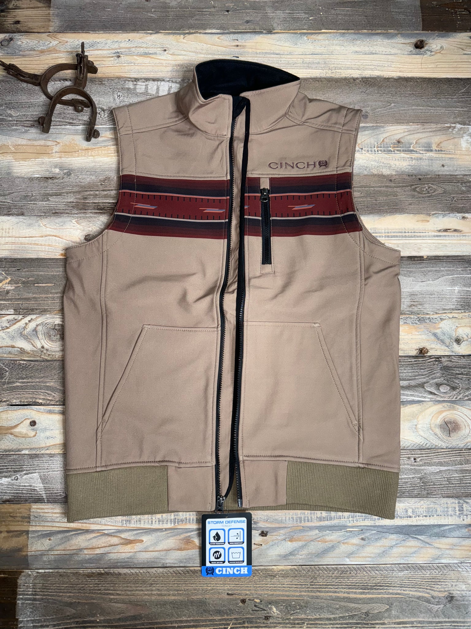 Cinch Taupe Vest