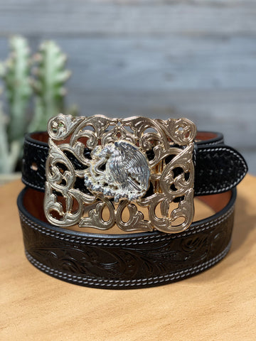 Eagle Floral Buckle