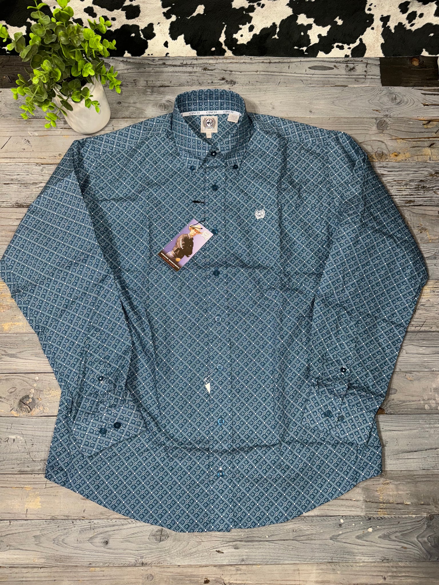 Cinch Legend Azul Long Sleeves