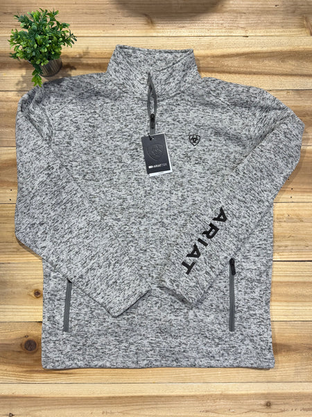 Grey 1/4 Zip Sweater