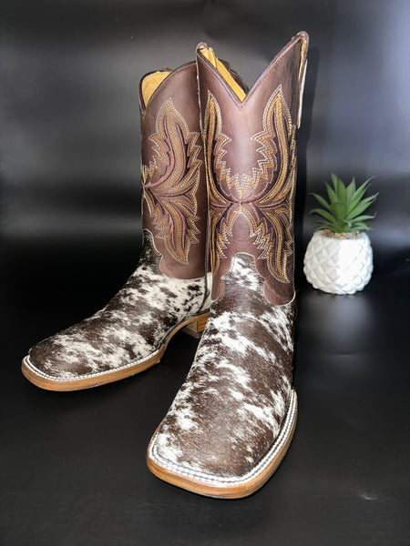 Exotic Leather Boot “ Choco ” Cowhide