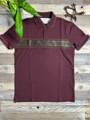 Vela Burgandy Polo