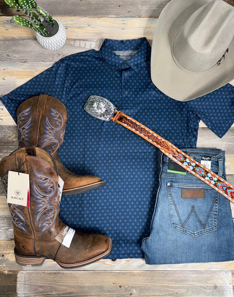 Ariat Polo Dress Blue