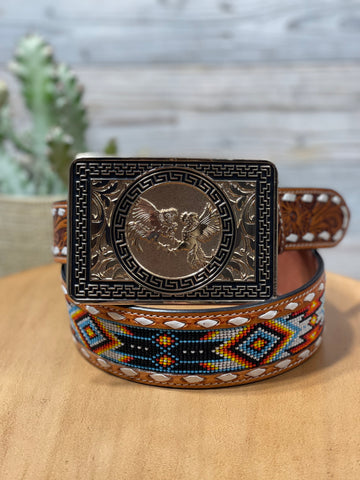 Fighting Rooster Rose Gold Buckle