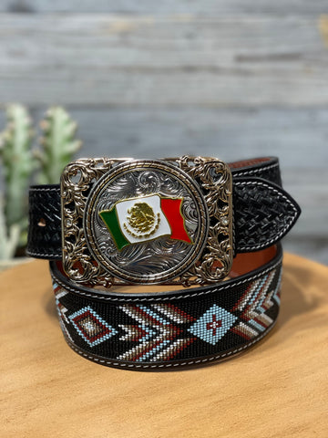 Mexico Flag Thunder Buckle