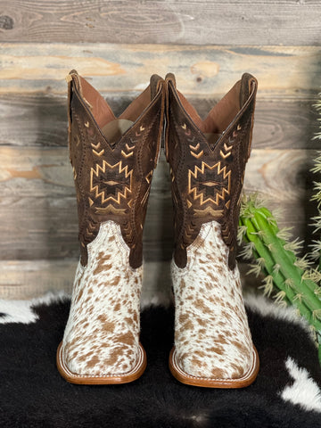 Exotic Boot Cowhide “Barns” Size 10