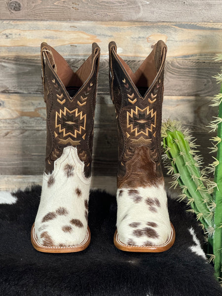 Exotic Leather Boot “Yeehaw” Cowhide Size 8.5