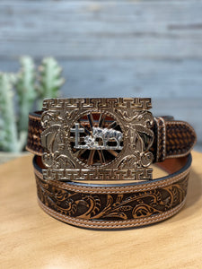 Praying Cowboy Vero Buckle