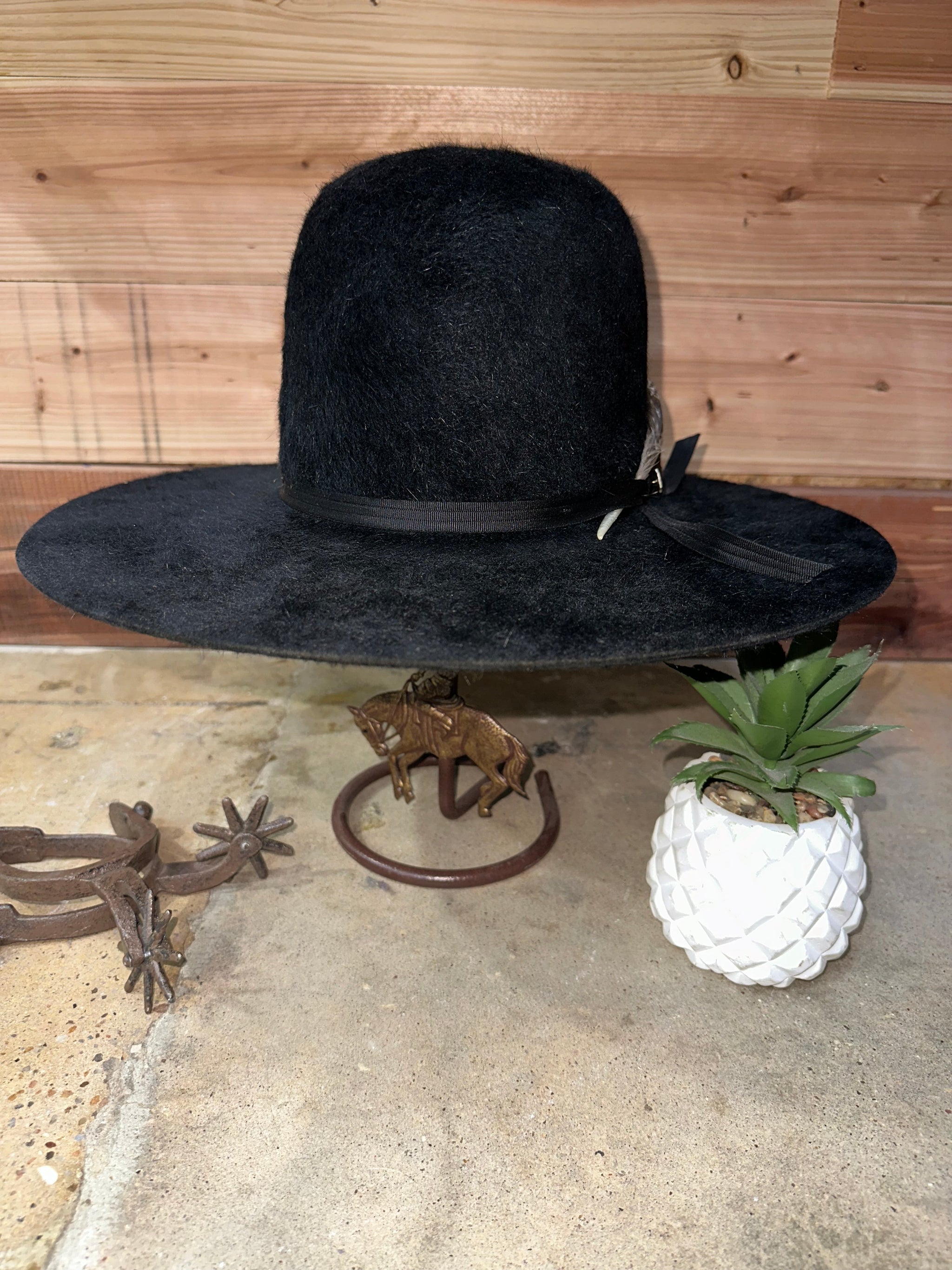 Black Resistol 8X Grizzly COWBOY HAT – Roman Valley Ranch